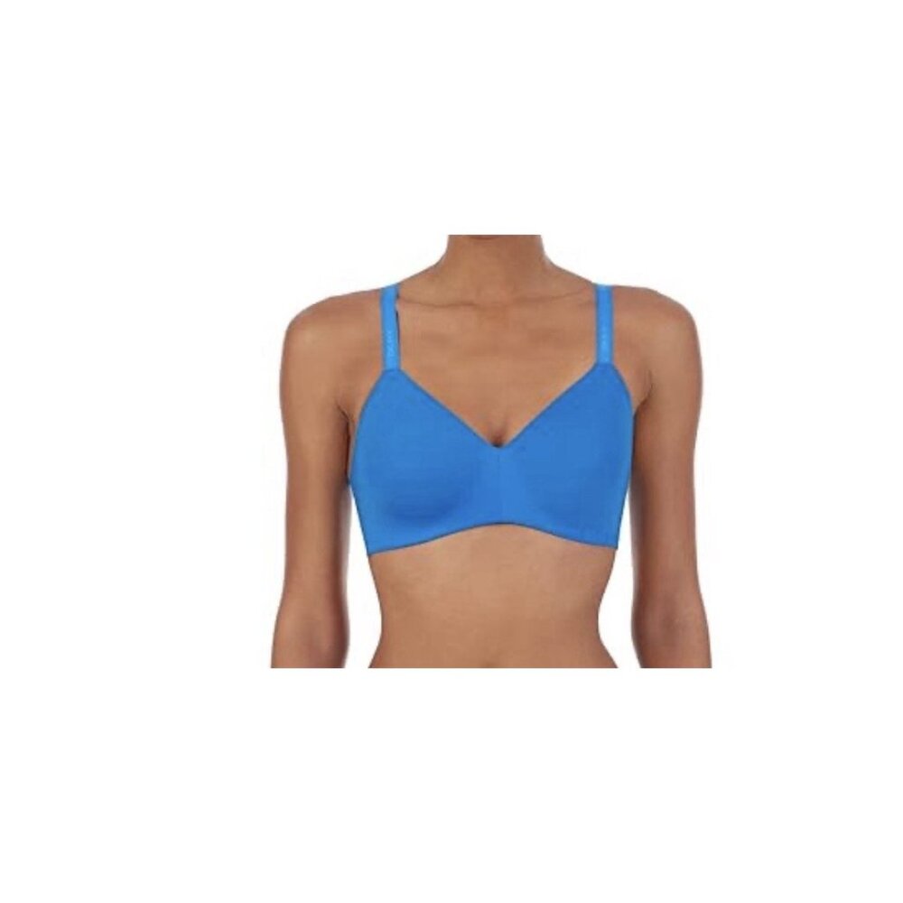 DKNY Active Comfort Wireless Bra DK7934 Hot Blue 32D MSRP $50.00 NWT